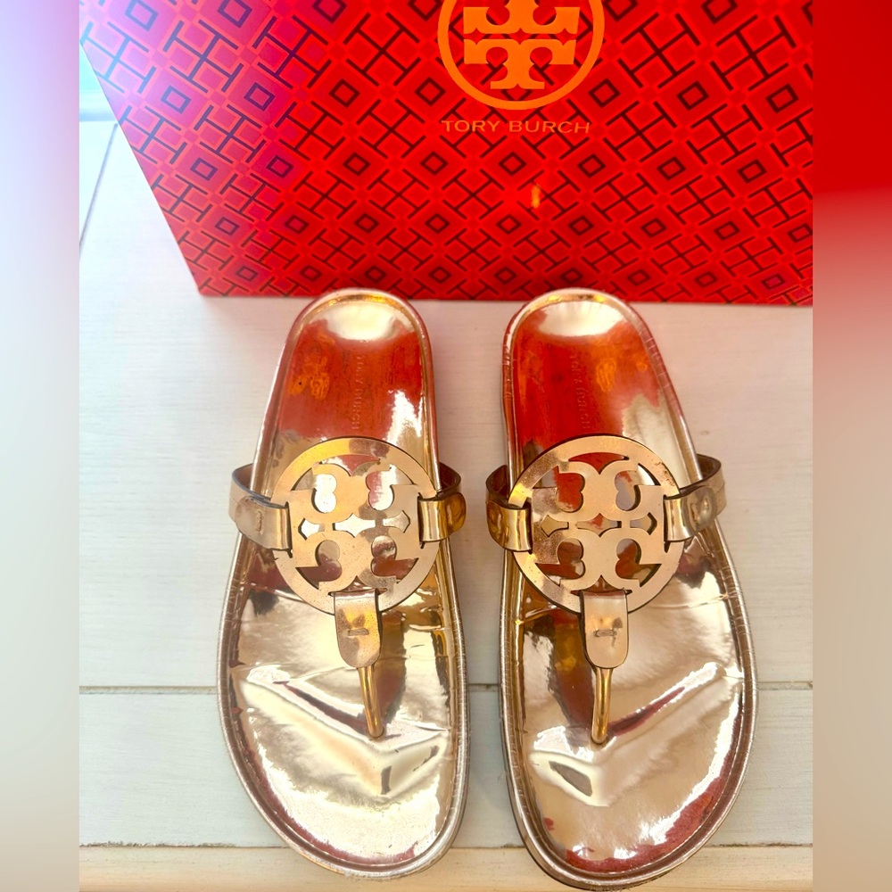 Tory Burch Gold Sandals